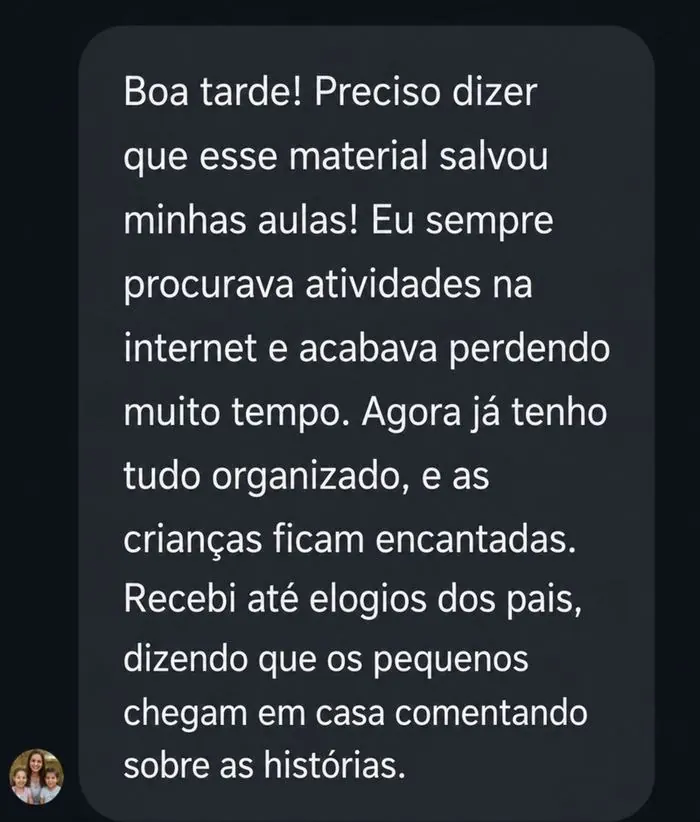 Mensagem de cliente 3