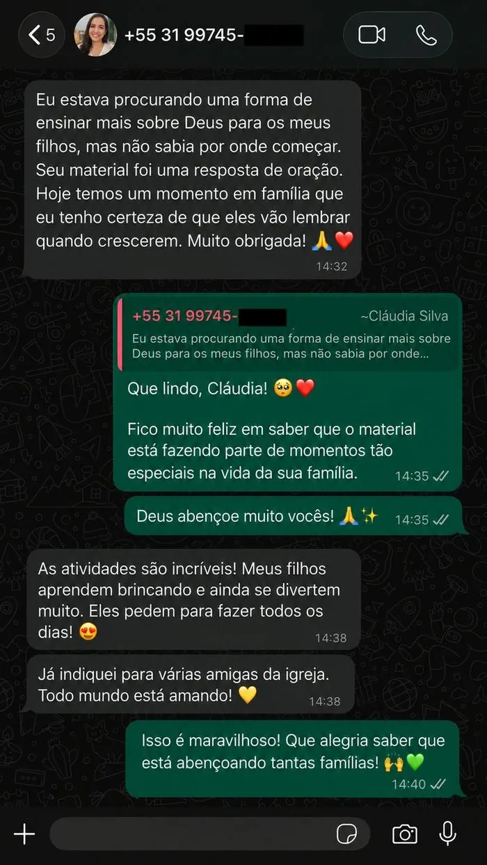 Mensagem de cliente 4
